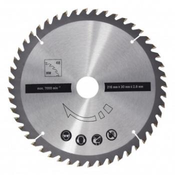 BAMATO saw blade 216mm with 48 HM teeth, 30 mm bore